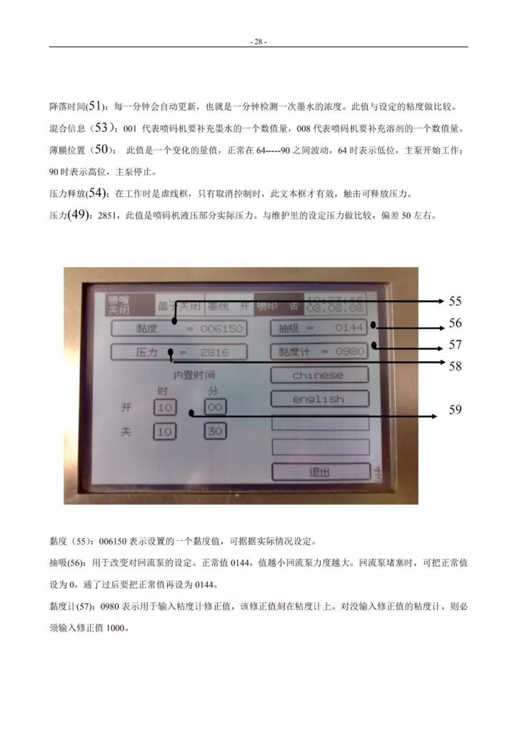 萊賓格噴碼機(jī)簡(jiǎn)易操作手冊(cè)